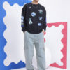 Aeropostale Conversational Print Pullover Sweatshirt
