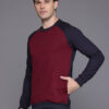 Allen Solly Brand Logo Detail Colourblocked Sweatshirt