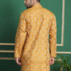 Anouk Floral Mandarin Collar Long Sleeves Thread Work Kurta