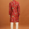 Anouk Mandarin Collar Floral Printed Straight Kurta