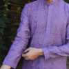 Anouk Men Geometric Embroidered Kurta