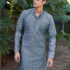 Anouk Men Geometric Embroidered Kurta