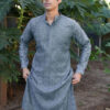 Anouk Men Geometric Embroidered Kurta