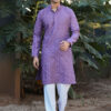 Anouk Men Geometric Embroidered Kurta