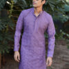 Anouk Men Geometric Embroidered Kurta