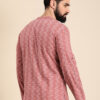 Anouk Men Geometric Printed Pure Cotton Short Kurta