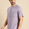 Anouk Men Lavender Pastels Cotton Kurta