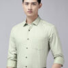 Arrow Manhattan Slim Fit Geometric Printed Pure Cotton Formal Shirt