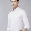 Arrow Manhattan Slim Fit Micro Ditsy Printed Pure Cotton Formal Shirt