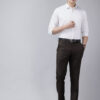 Arrow Manhattan Slim Fit Micro Ditsy Printed Pure Cotton Formal Shirt