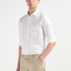 Arrow Men Slim Fit Windowpane Checks Checked Casual Shirt
