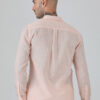 Banana Club Men Classic Slim Fit Semi Sheer Striped Casual Shirt