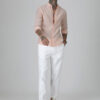 Banana Club Men Classic Slim Fit Semi Sheer Striped Casual Shirt