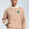 Bewakoof Heavy Duty Men Ginger Root Brown Champion Graphic Printed Oversized Hoodie