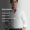 Beyoung Spread Collar Opaque Cotton Formal Shirt