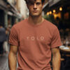 BULLMER Men Pack Of 2 Typography Printed Round Neck Cotton T-shirts
