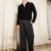 Campus Sutra Comfort Slim Fit Textured Party Shirt With Shimmer Effect
