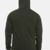 Campus Sutra Men Olive Green Solid Hooded Sweatshirt