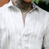 Campus Sutra Men Striped Casual Shirt