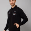Cantabil Mock Collar Fleece Front Open Sweatshirt