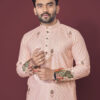 CHARLOTTE GRACIOUS Men Floral Printed Sequinned Shadow Work Kurta