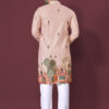 CHARLOTTE GRACIOUS Men Floral Printed Sequinned Shadow Work Kurta
