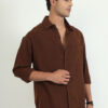 CHIMPAAANZEE Oversized Twill Long Sleeves Shirt