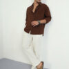 CHIMPAAANZEE Oversized Twill Long Sleeves Shirt