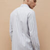 CODE by Lifestyle Men Vertical Striped Spread Collar Cotton Formal Shirt