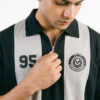 Crazymonk Men Printed Polo Collar T-shirt