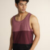 DAMENSCH Men Colourblocked Cotton Tank T-shirt