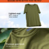 DAMENSCH Men Ultralight Basic Crew Pure Cotton Lounge T-Shirts