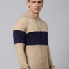 Dennis Lingo Men Colourblocked Hooded Sweatshirt