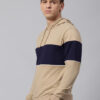 Dennis Lingo Men Colourblocked Hooded Sweatshirt