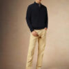 Dennis Lingo Relaxed Fit Mock Collar Long Sleeves Pullover Sweatshirt