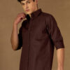 DENNISON Men Brown Formal Shirt