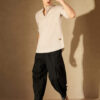 DENNISON Men Pure Cotton Beige Solid Kurta