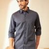 DENNISON Smart Spread Collar Cotton Formal Shirt