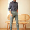 DENNISON Smart Spread Collar Cotton Formal Shirt