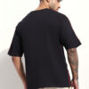 Difference of Opinion Men Embroidered Round Neck Oversized T-shirt