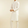 Diwas by Manyavar Mandarin Collar Straight Kurta