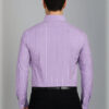 encore by INVICTUS Standard Fit Striped Spread Collar Long Sleeves Cotton Formal Shirt