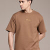 FCUK Men Premium Textured Oversized T-shirt