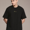 FCUK Men Premium Textured Oversized T-shirt