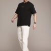 FCUK Men Premium Textured Oversized T-shirt