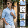 Fifth U Mandarin Collar Straight Kurta