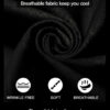 Fifth U Men Black Cotton Kurtas