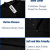 Fifth U Men Black Cotton Kurtas