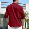 Fifth U Men Maroon Cotton Kurtas