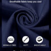 Fifth U Men Navy Blue Cotton Kurtas